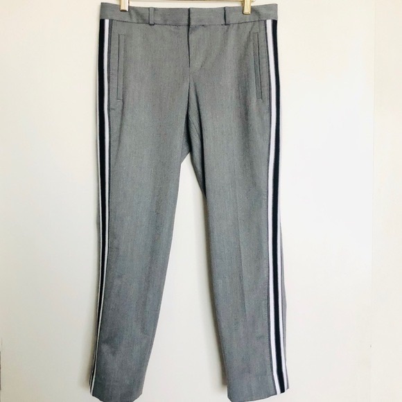 Banana Republic Straight SideStripe Gray Trouser - Picture 6 of 6